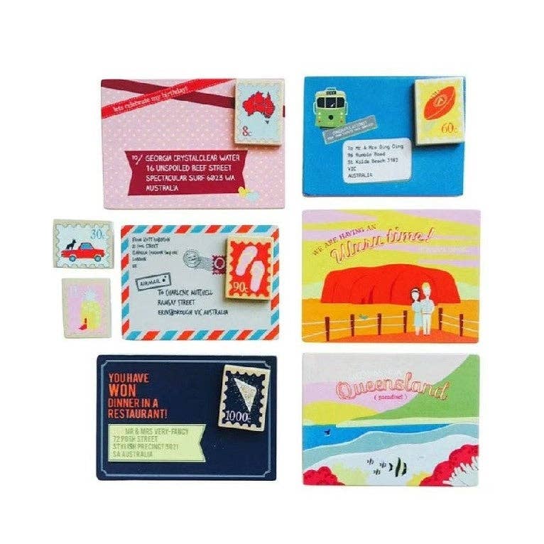 WOODEN TOY - AUSTRALIAN POST BOX