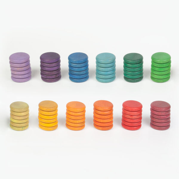 Grapat Coins 12 Colours, 72 pieces