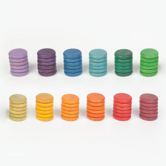 Grapat Coins 12 Colours, 72 pieces