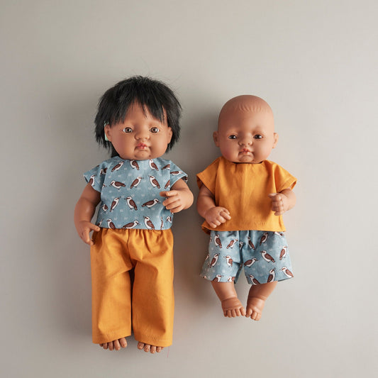 Doll Pants & Short Sleeve Top Set - 38cm Dolls