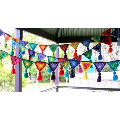 crochet bunting/hanging