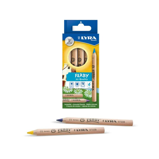 LYRA Ferby (Short) Standard Unlacquered - 6 Assorted