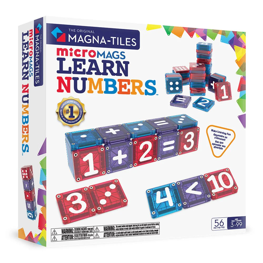 Learn Numbers - MAGNA-TILES - MicroMAGS - coming soon