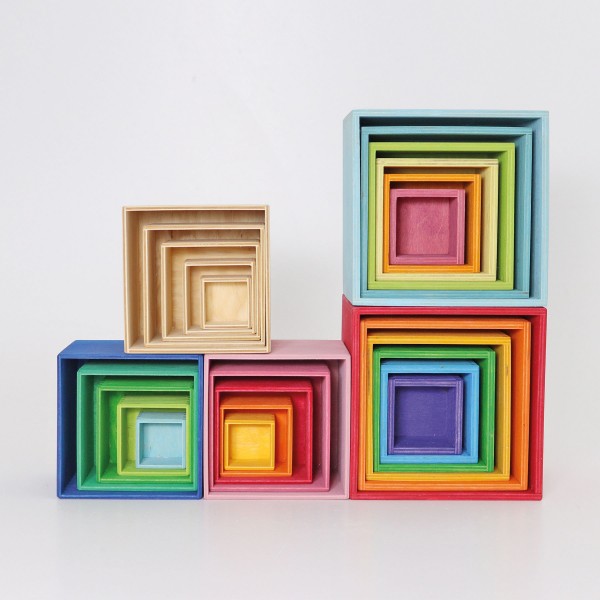 Grimm’s Stacking Boxes Large Rainbow