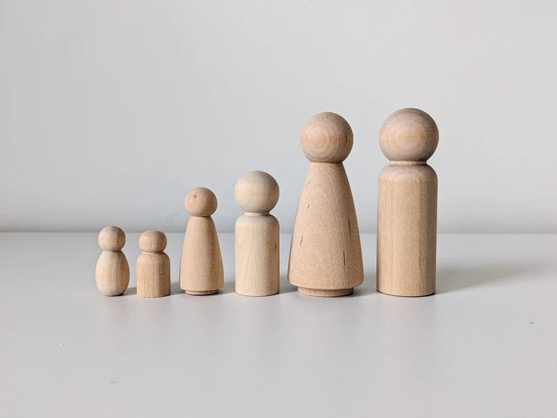Wooden People/Doll base - Commercially made