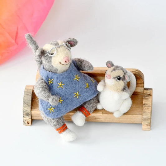 Possum Magic Grandma Poss and Hush Toy Playset (Licensed)