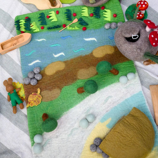 Bear Cave Playmat Playscape