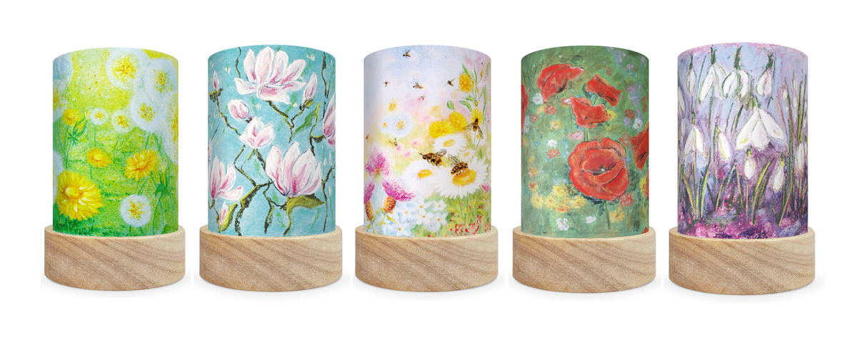 Toverlux Shades Kapitein Kalk Flowers Set of 5