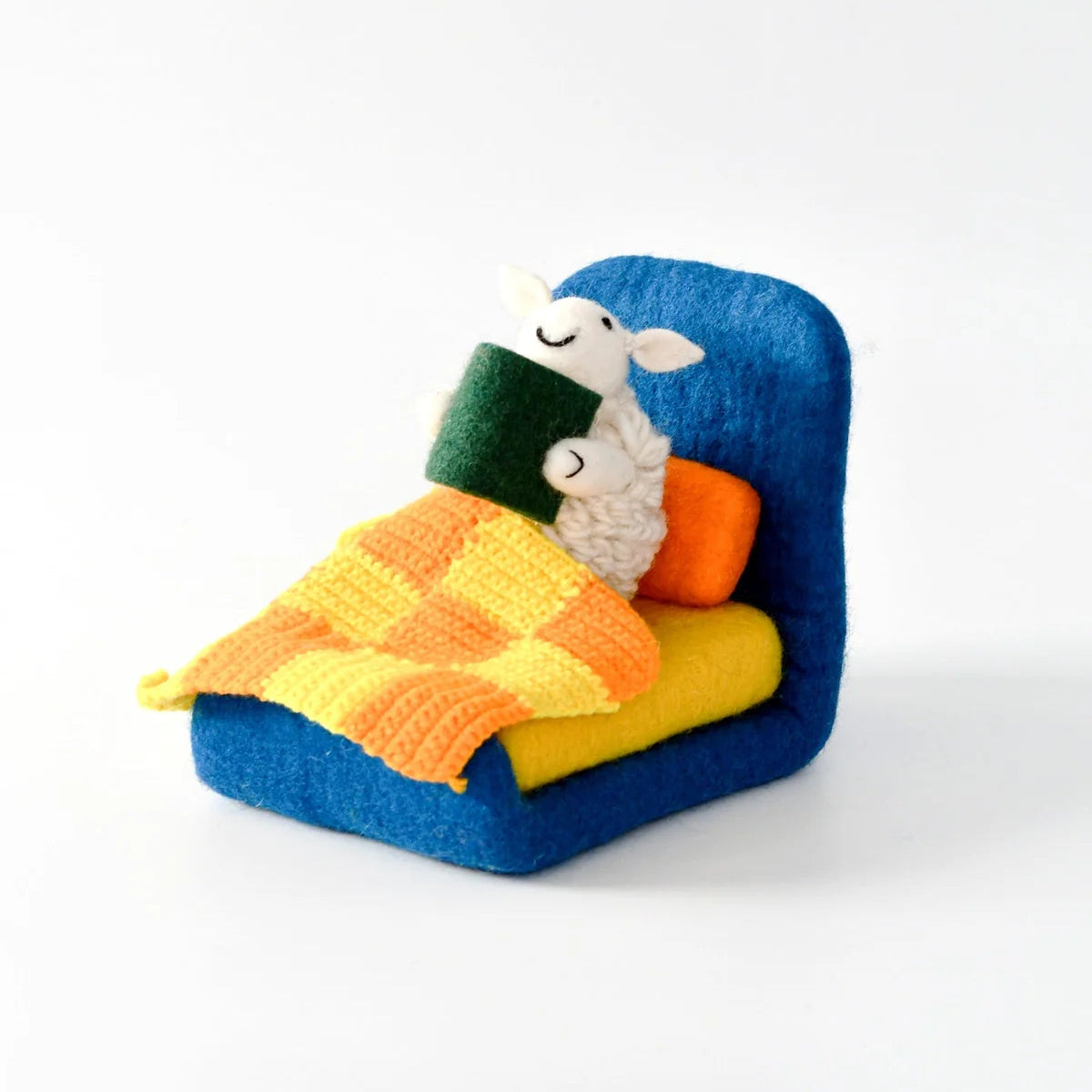 Where Is The Green Sheep? Bed Sheep Play Set