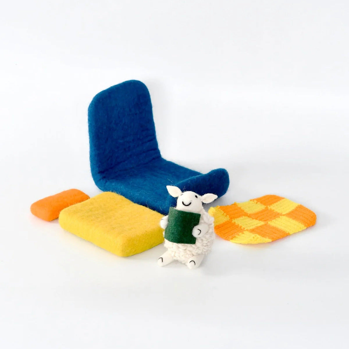 Where Is The Green Sheep? Bed Sheep Play Set