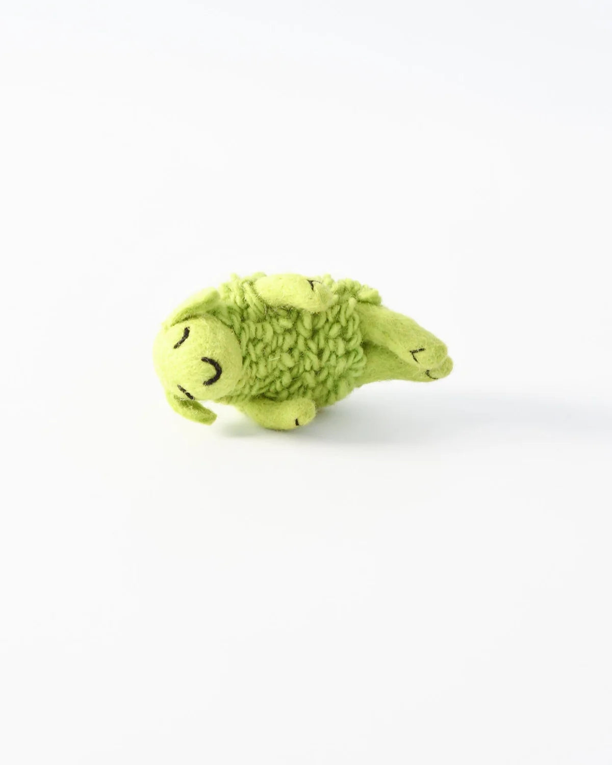 Where Is The Green Sheep? Small Sleeping Green Sheep Toy