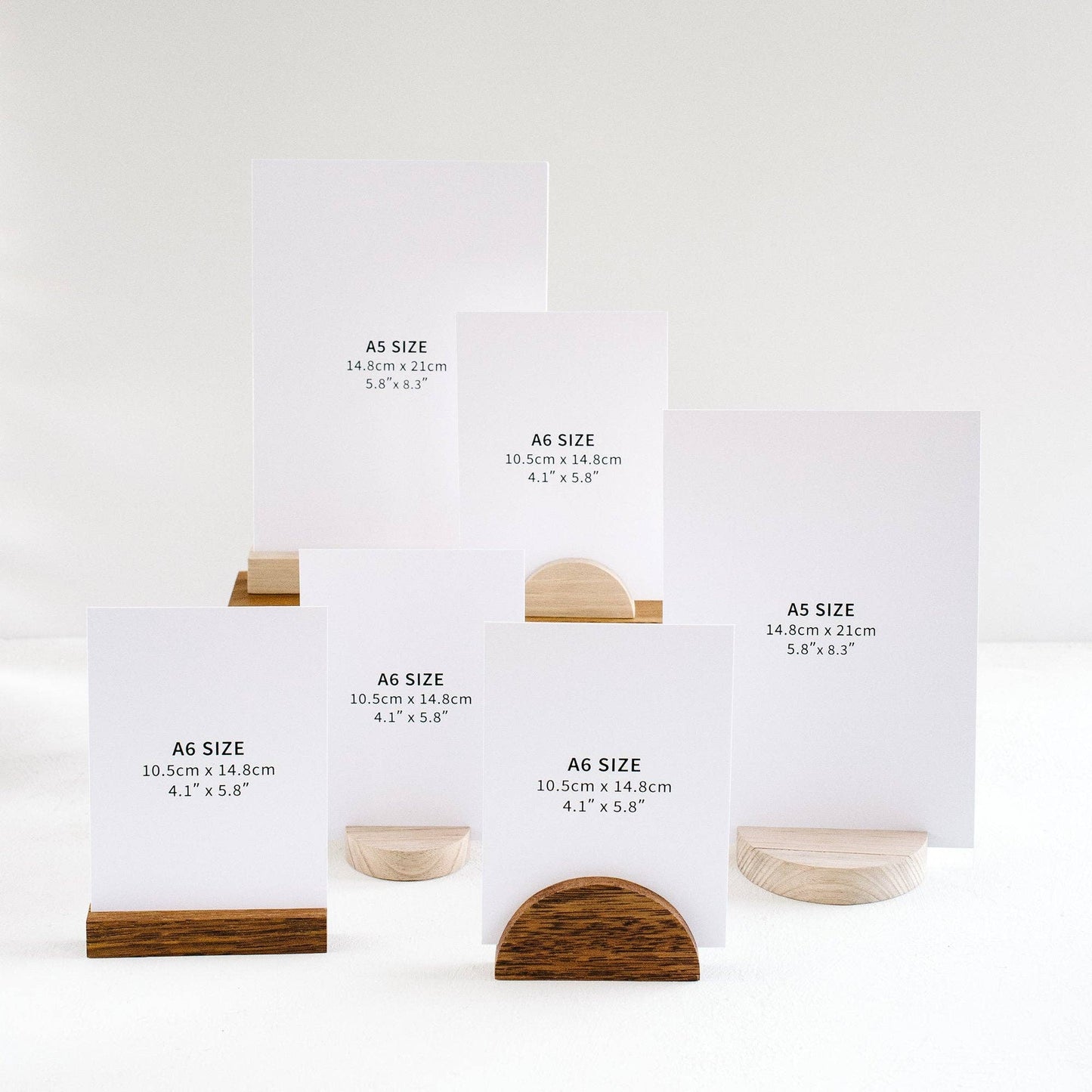 Large Arch Timber Photo Stand