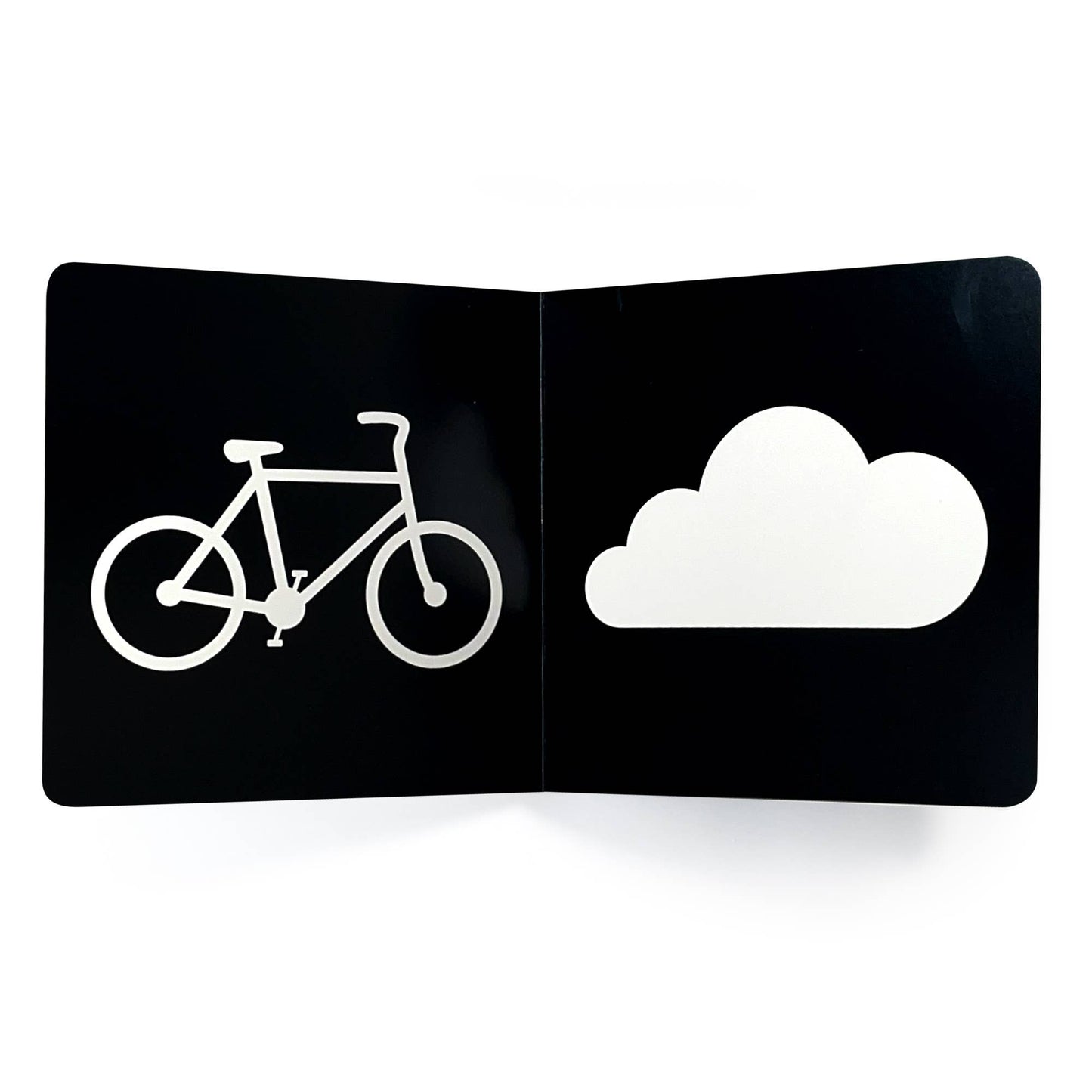 White on Black  - Wordless Book NWB060