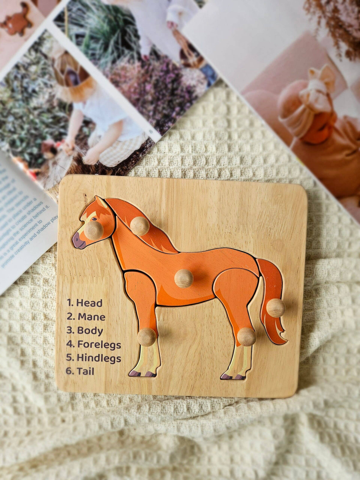 QTOYS Horse Knob Puzzle