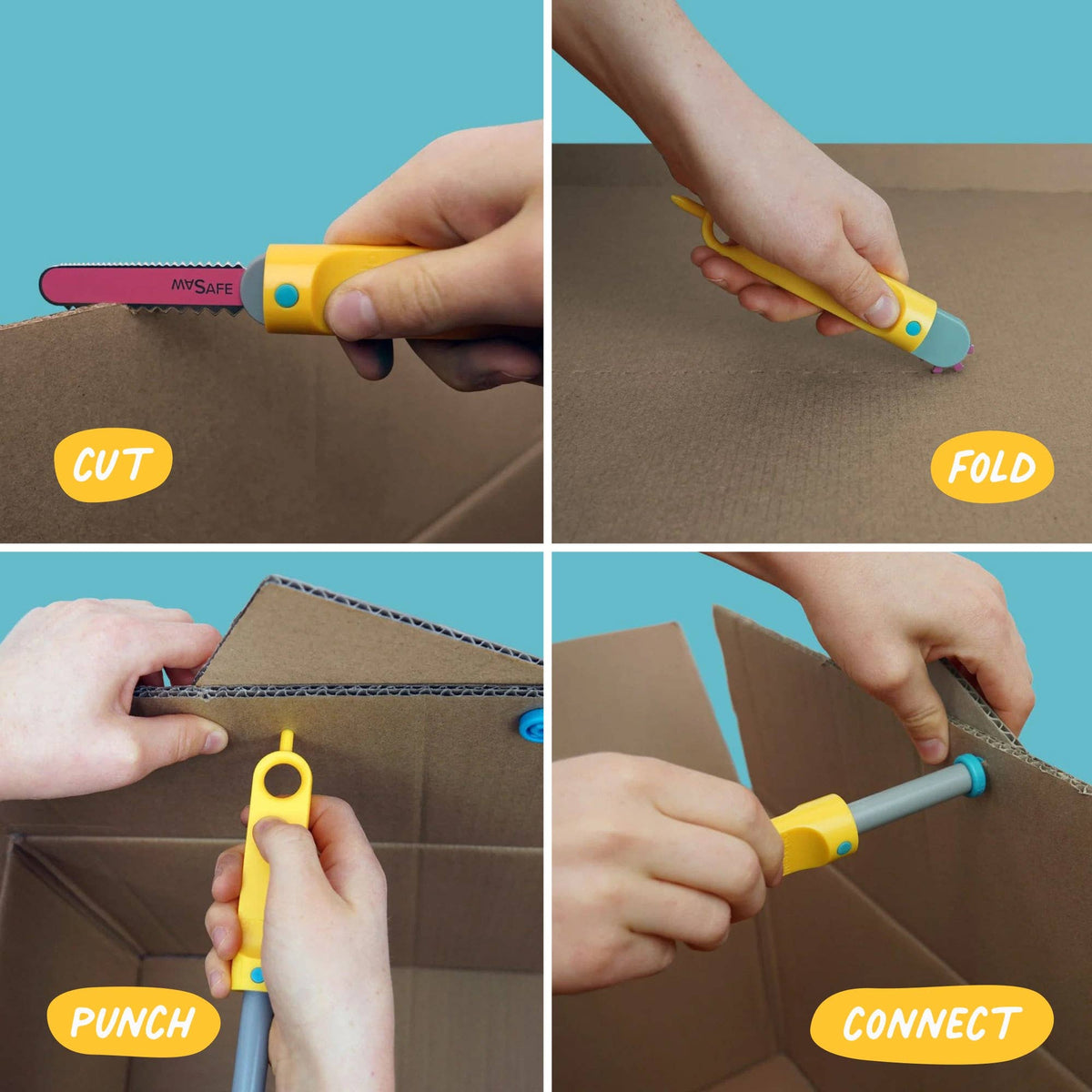 Discover Kit | Makedo Cardboard Construction for 2-5 Makers