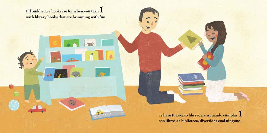 I'll Build You a Bookcas (Spanish-English bilingual edition)