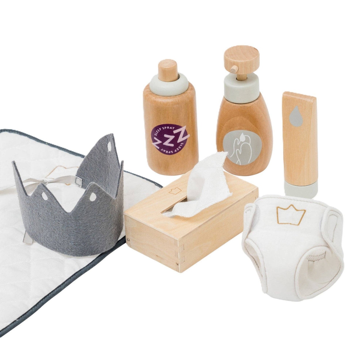 WOODEN TOY - DOLL NURTURING KIT