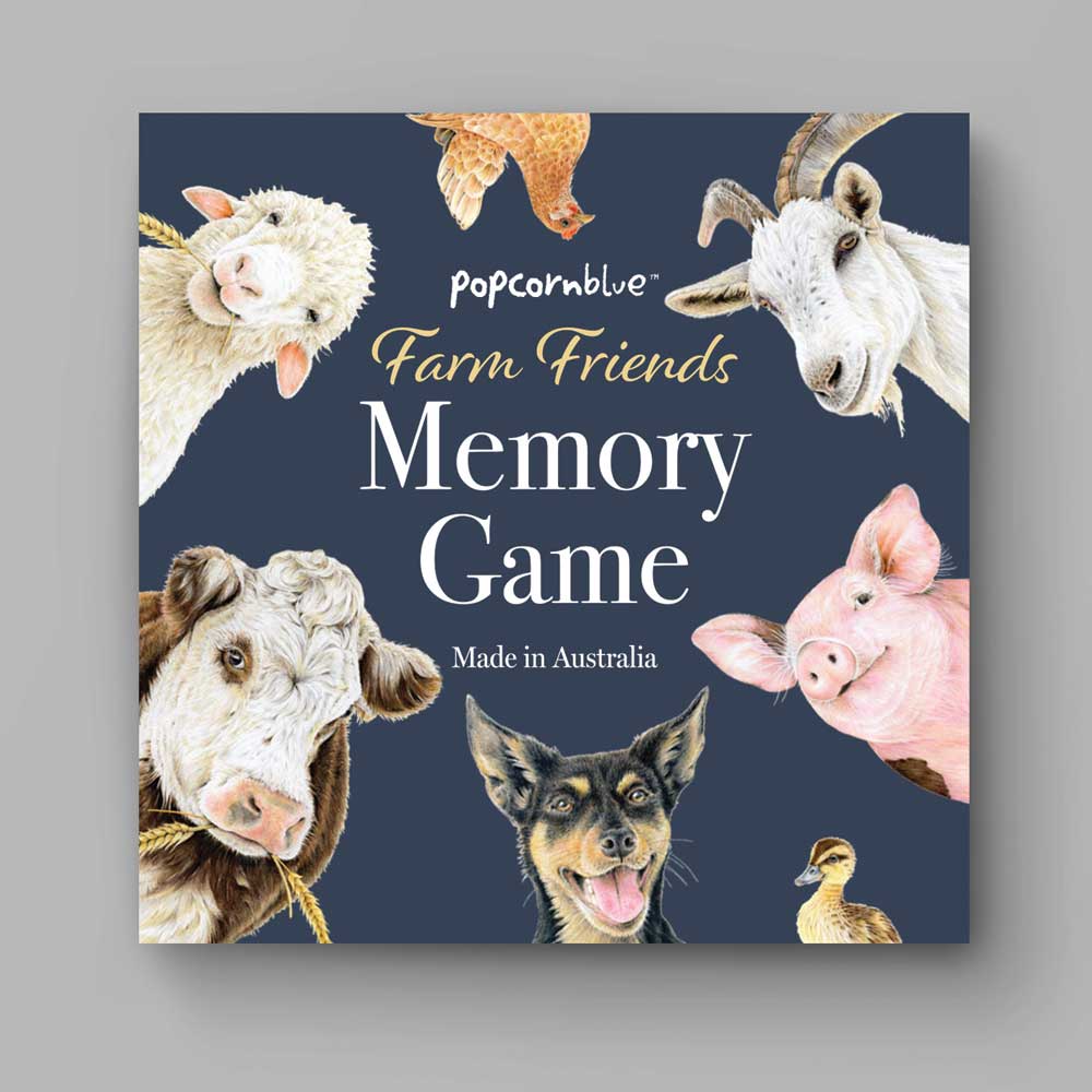 Australian Memory Game Farm Friends