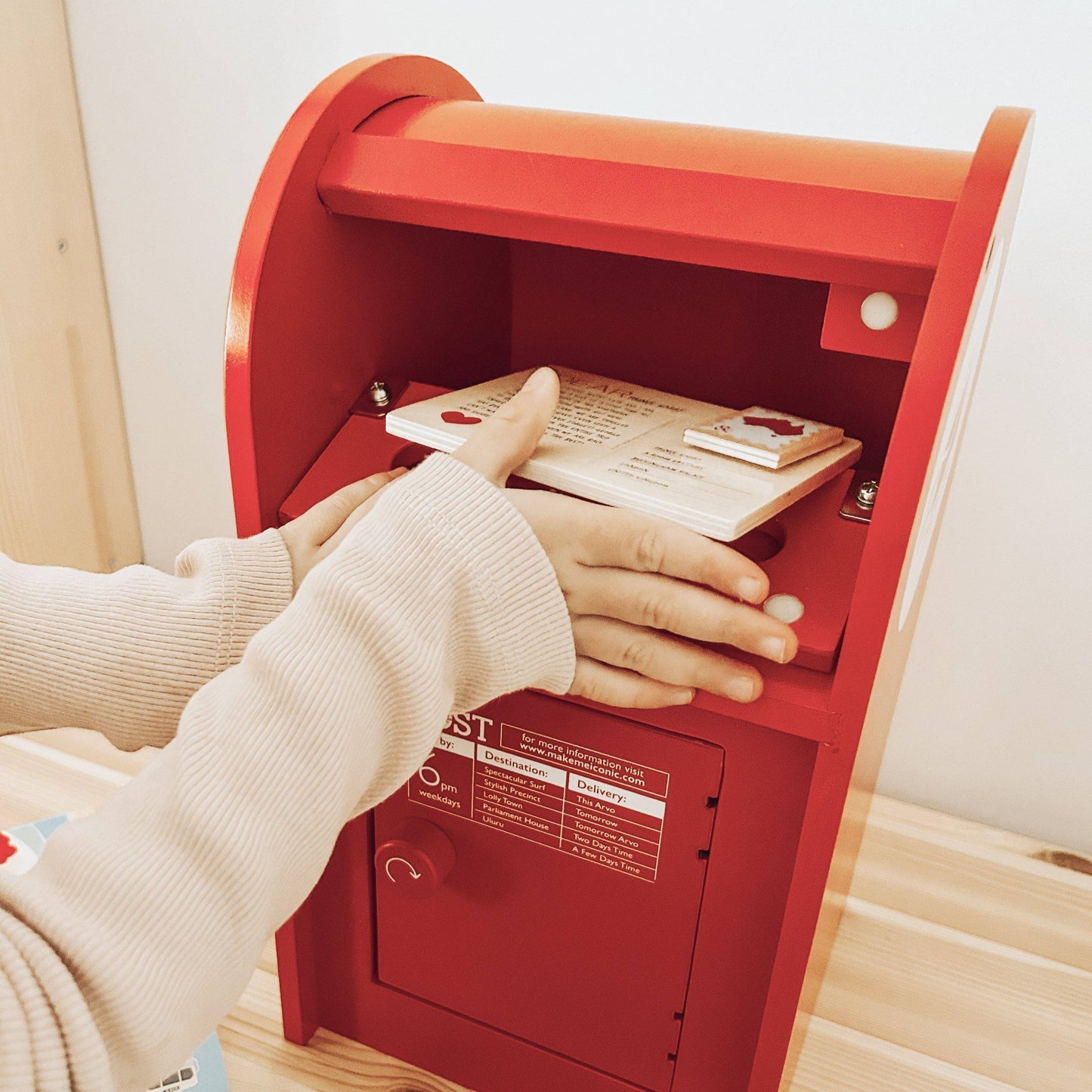 WOODEN TOY - AUSTRALIAN POST BOX