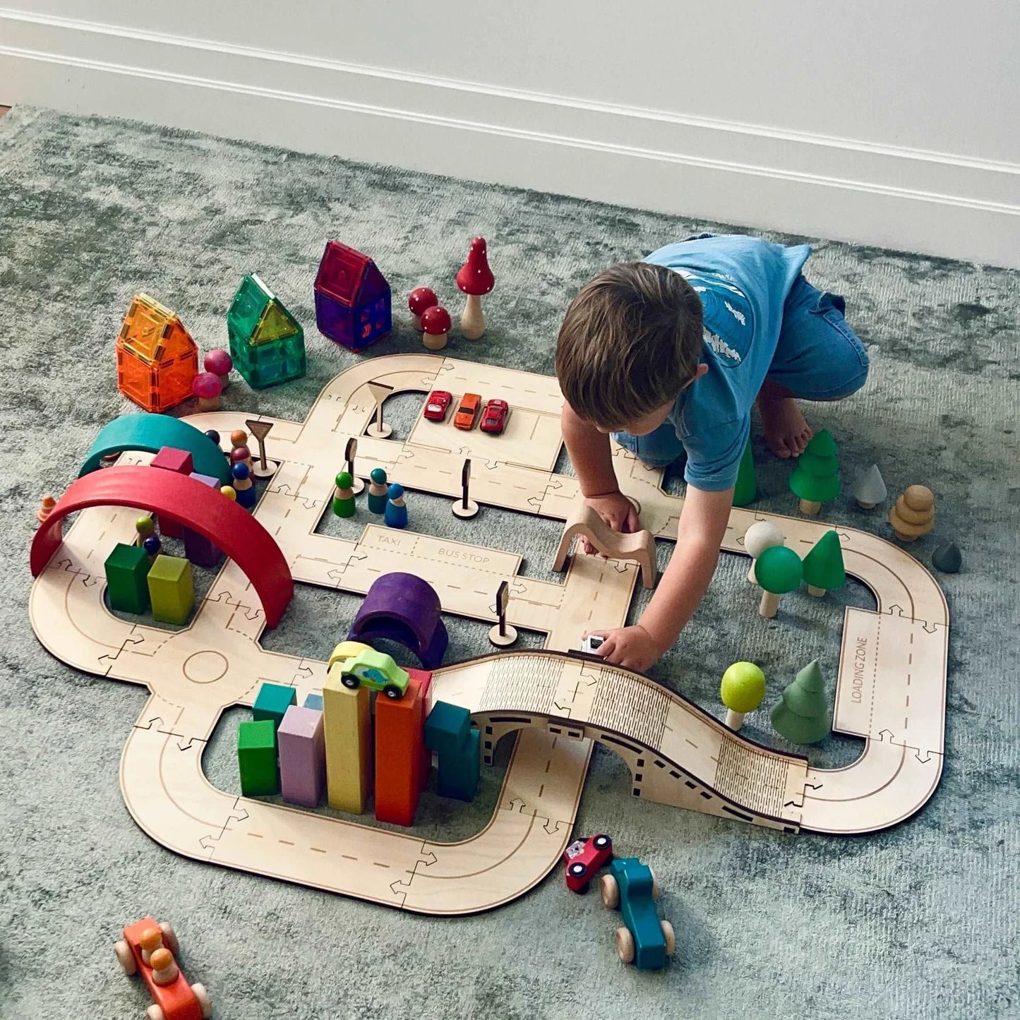 Bridge and Road Set 25pc - Australian Made