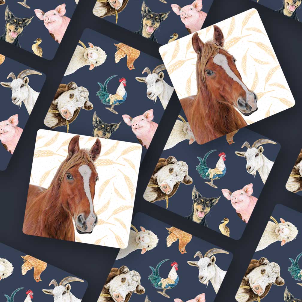 Australian Memory Game Farm Friends