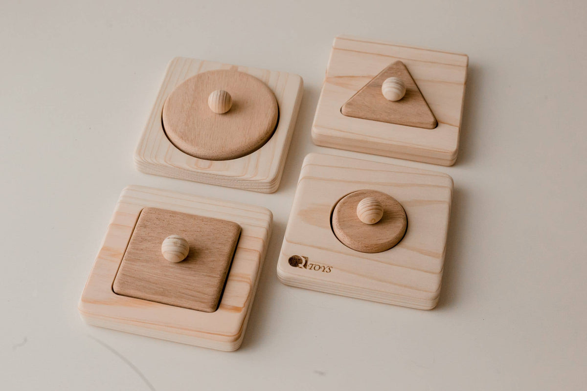 Single Shape Puzzles Set of 4