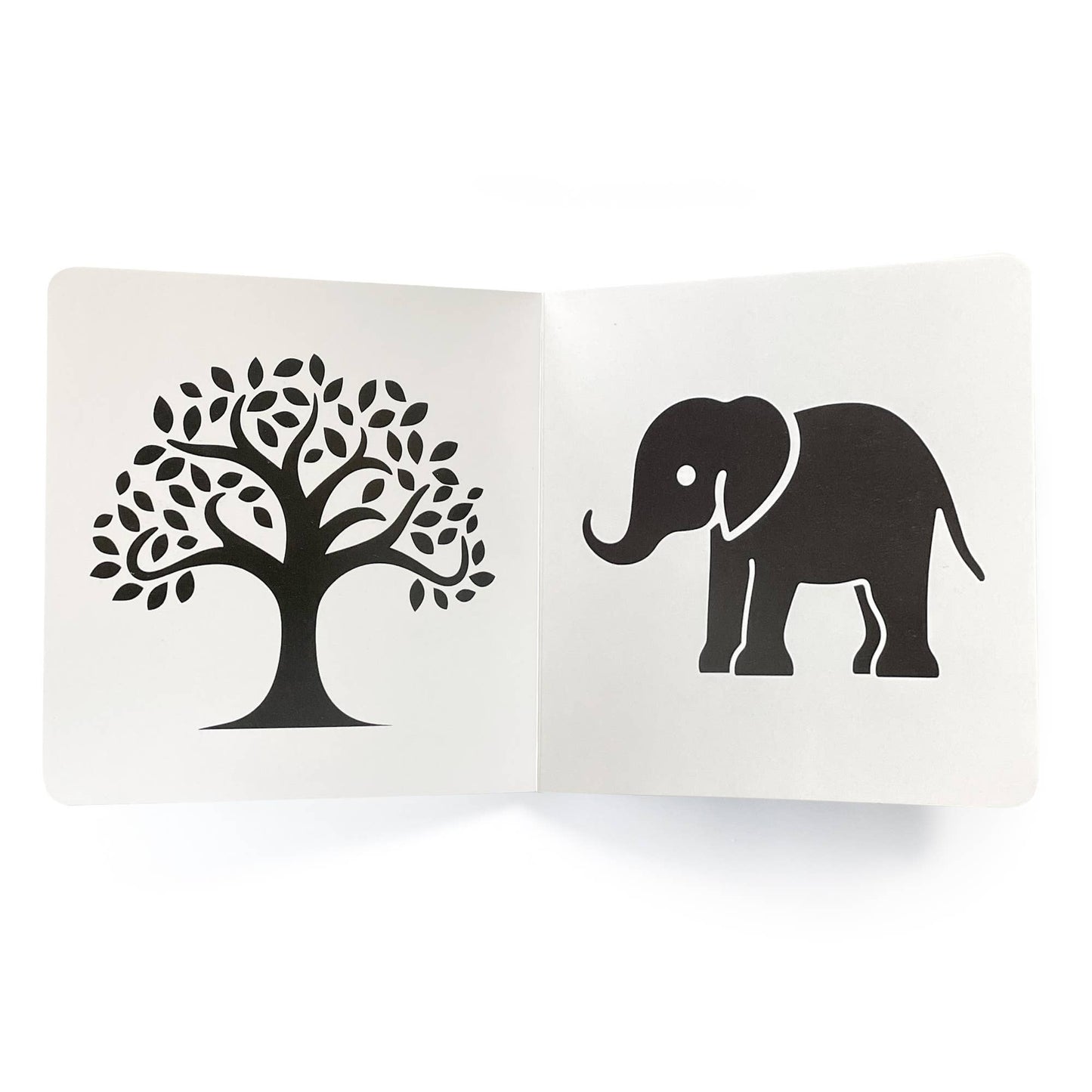 Black on White - High-contrast children's book NWB055