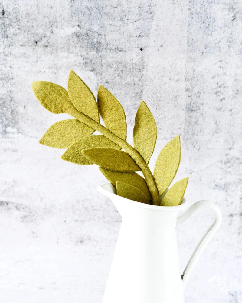Felt Ash Leaf - Fairtrade made