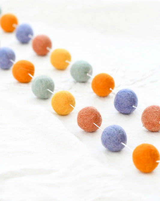 Felt Ball Garland