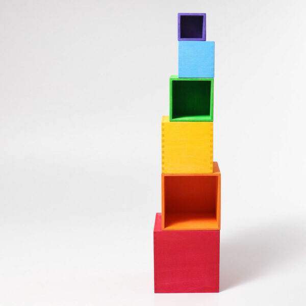 Grimm’s Stacking Boxes Large Rainbow