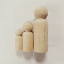 Wooden People/Doll base - Commercially made