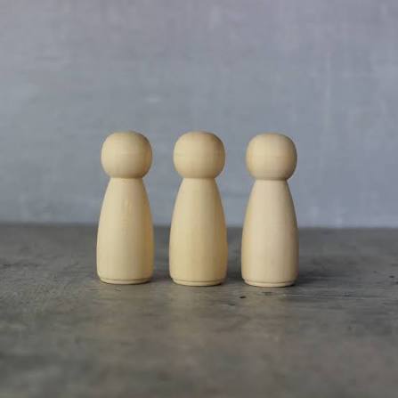 Wooden People/Doll base - Commercially made
