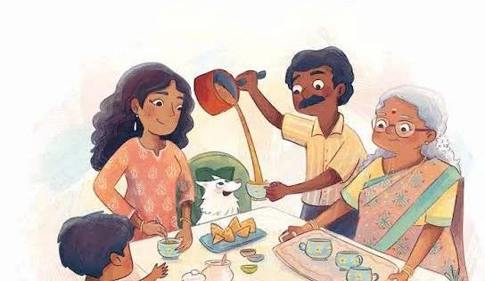 Masala Chai - Fast and Slow - Rajani LaRocca, illustrations by Neha Rawat