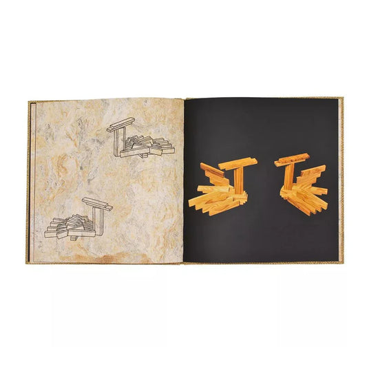 KAPLA Blocks Building Art Book - Beige - Easy Animals (3+)